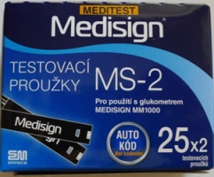 Testovac prouky Meditest Medisign MS-2 pro MM1000 50ks